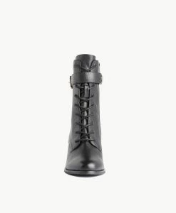 Alant Biker Boot -Shoe Shop Alant22wMCDO Black Leather 3