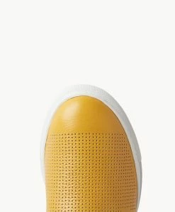 Allie Sneaker -Shoe Shop Allie W Mustard Leather 5