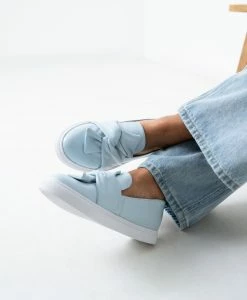 Angus Slip On -Shoe Shop Angus Powder Blue Leather 0544 WEB