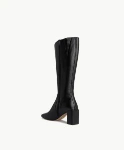 April Knee High Boot -Shoe Shop April23wVTSO Black Leather 4 1