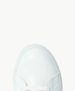 August Slip On -Shoe Shop August W White Black Leather 5