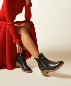 Benny Ankle Boot -Shoe Shop Benny Black Leather 1556