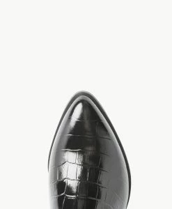 Blake Ankle Boot -Shoe Shop Blake23wMCDO Black Croc Leather 5