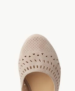 Brisk Ballet -Shoe Shop Brisk21sMCDO Taupe Suede 5