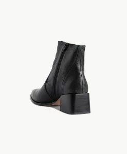 Bryn Leather Ankle Boot -Shoe Shop Bryn21wMCDO Black Leather 4