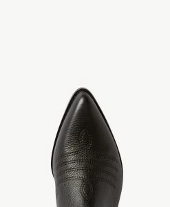 Buxton Western Knee High Boot -Shoe Shop Buxton23wMCDO Black Leather 5