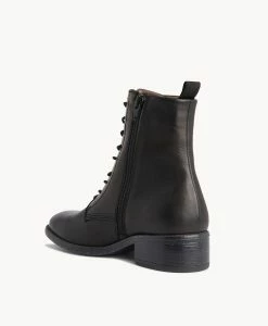 Cora Ankle Boot -Shoe Shop Cora23wURBO Black Leather 4 1