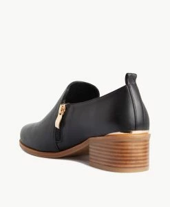 Dash Flat -Shoe Shop Dash22wMCDO Black Leather 4