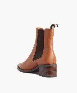 Daxton Ankle Boot -Shoe Shop Daxton22wVTSO Brandy Leather 4