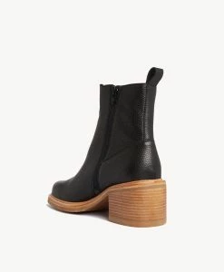 Delta Ankle Boot 9 Delta Ankle Boot -Shoe Shop Delta23wVTSO Black Leather 4