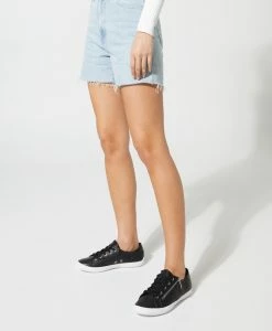 Dianna Zip Sneaker -Shoe Shop Dianna Zip Black Leather 0130