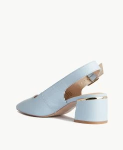 Dolce Slingback -Shoe Shop Dolce21sMCDO Powder Blue Leather 4 1