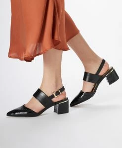 Driven Slingback Heel 9 Driven Slingback Heel -Shoe Shop Driven21sMCDO Black Croc Combo HERO