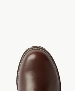 Edge Combat Boot -Shoe Shop Edge23wMCDO Dark Coffee Leather Dark Croc 5