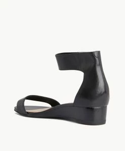 Erika Wedge 9 Erika Wedge -Shoe Shop Erika22sMCDO Black Leather 4