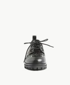 Esky Lace Up -Shoe Shop Esky23wMCDO Black Leather Black Croc 3