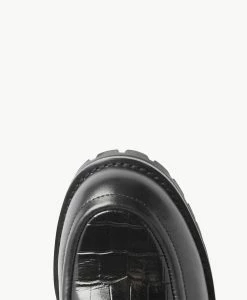 Esky Lace Up -Shoe Shop Esky23wMCDO Black Leather Black Croc 5