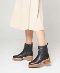 Everest Ankle Boot -Shoe Shop Everest22wMCDO Black Leather 0167