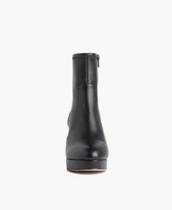 Felon Platform Boot -Shoe Shop Felon22wMCDO Black Leather 3