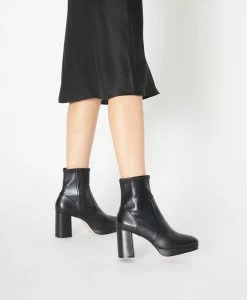 Felon Platform Boot -Shoe Shop Felon22wMCDO Black Leather 6787