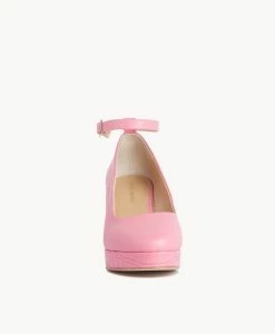 Fleur Platform -Shoe Shop Fleur23wMCDO Peony Pink Leather 3