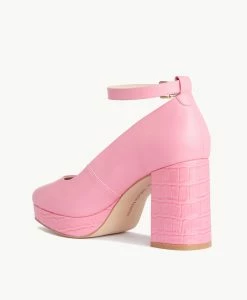 Fleur Platform -Shoe Shop Fleur23wMCDO Peony Pink Leather 4