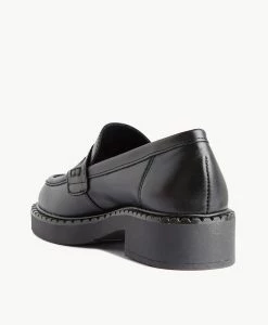 Fran Loafer -Shoe Shop Fran22wSLMO Black Leather 4