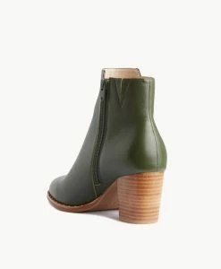 Frankfurt Ankle Boot -Shoe Shop Frankfurt22wMCDO Olive Leather 4