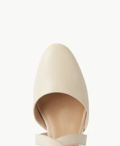 Frankie Platform -Shoe Shop Frankie22sMCDO White Leather Vintage Cream Leather 5 1