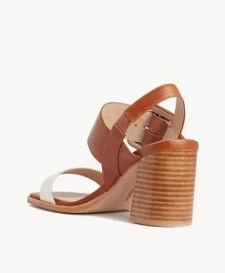 Griffen Heel -Shoe Shop Griffen22sMCDO Brandy leather White leather 4