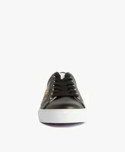 Imogen Sneaker -Shoe Shop Imogen W Black Leather Embroidery 3