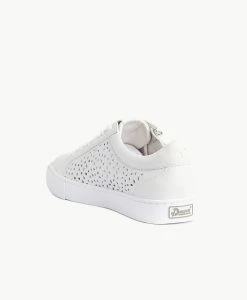 Imogen Zip Sneaker -Shoe Shop Imogen Zip Perf W White Leather 4