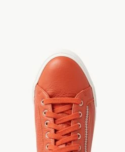 Imogen Zip Sneaker -Shoe Shop Imogen Zip W Burnt Orange Leather 5
