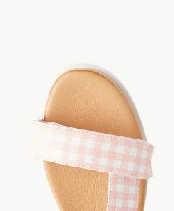 Jax Sneaker -Shoe Shop Jax W Pink Gingham 5 2