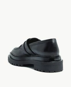 Katie Loafer -Shoe Shop Katie23wMCDO Black Leather 4