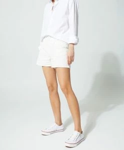 Kellie Sneaker -Shoe Shop Kellie Canvas Zip W White Red Blue 0086