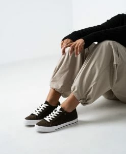 Kenya Sneaker -Shoe Shop Kenya W Olive Corduroy 0876 WEB