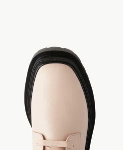 Kira Combat Boot -Shoe Shop Kira22wMCDO pink Leather 5