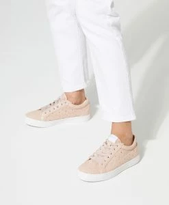 Krisp Sneaker -Shoe Shop Krisp Pink Embroidery 0246