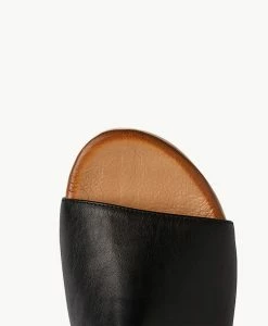 Lucy Covered Sandal -Shoe Shop Lucy18sBUEO Black 5 1