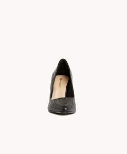 Margarita Heel -Shoe Shop Margarita19wMCDO Black Croc 3