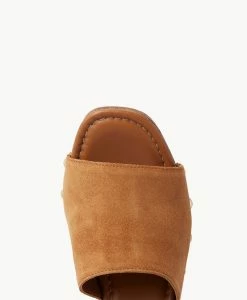 Marlene Sandal -Shoe Shop Marlene22sPLXO Tan Suede 5