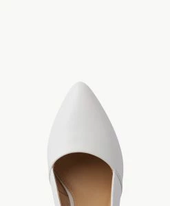 Meringue Slingback Heel 9 Meringue Slingback Heel -Shoe Shop Meringue23wMCDO White Leather 5 1