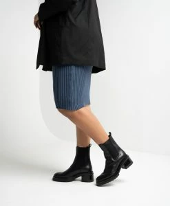 Minnie Ankle Boot -Shoe Shop Minnie23wDECO Black Leather6997 WEB