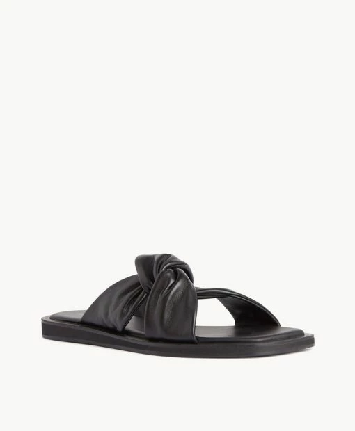 Misty Sandal 5 Misty Sandal -Shoe Shop Misty22sURBO Black Leather 1