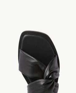 Misty Sandal -Shoe Shop Misty22sURBO Black Leather 5