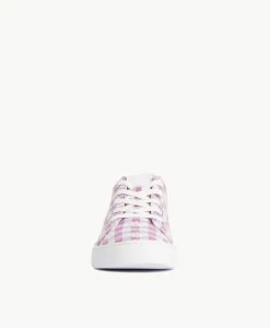 Nicky Sneaker -Shoe Shop Nicky W Lilac Gingham 3 2