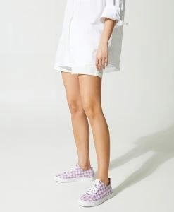 Nicky Sneaker -Shoe Shop Nicky Lilac Gingham 0024 1