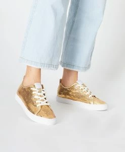 Nicky Sequin Sneaker 11 Nicky Sequin Sneaker -Shoe Shop Nicky Sequin W Gold Sequin 7003