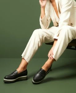 Nicola Loafer -Shoe Shop Nicola Black Leather 0943